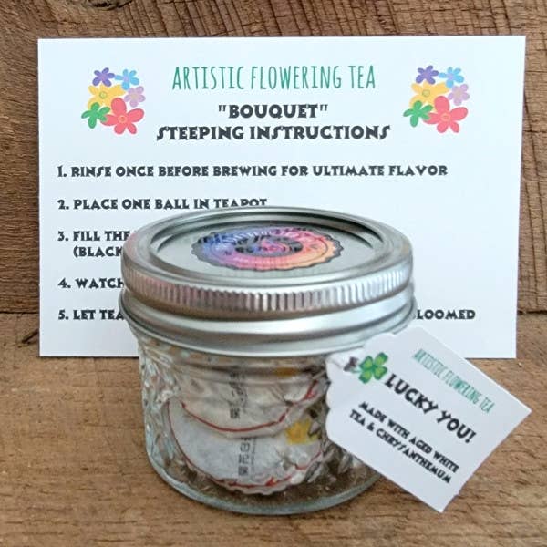 Blooming Flower Tea Balls - Flower Burst Green Tea (3 Balls)