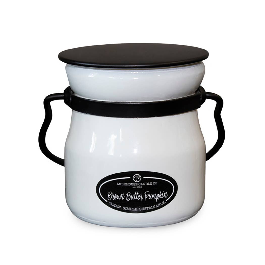 5 oz Cream Jar Candle: Brown Butter Pumpkin
