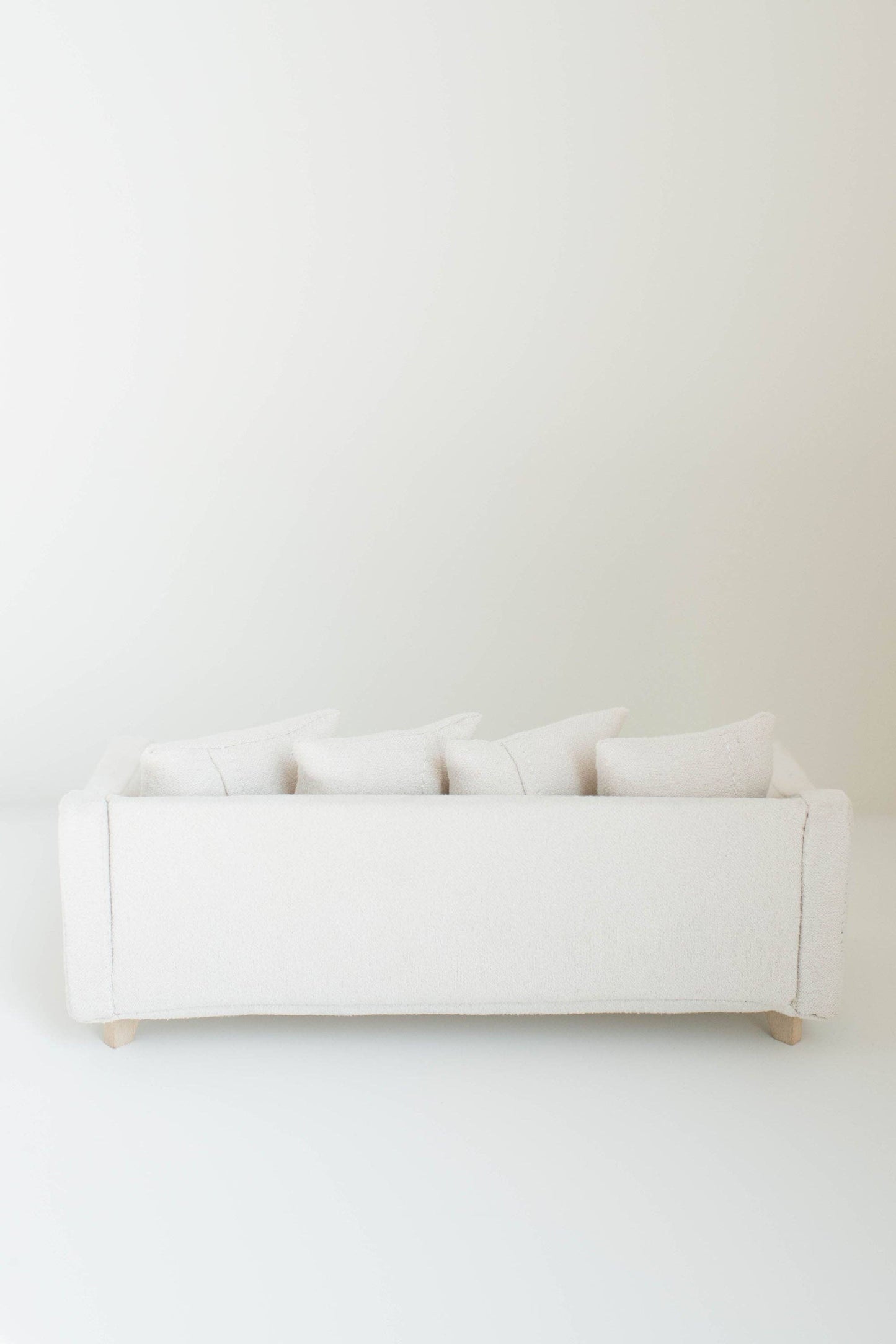 Dollhouse Adelaide Scoop Arm Sofa | Pearl White