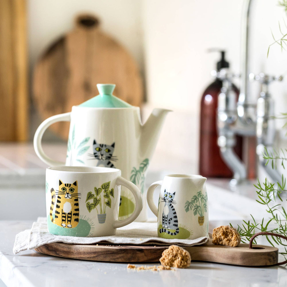 Handmade Ceramic Cat Small Jug