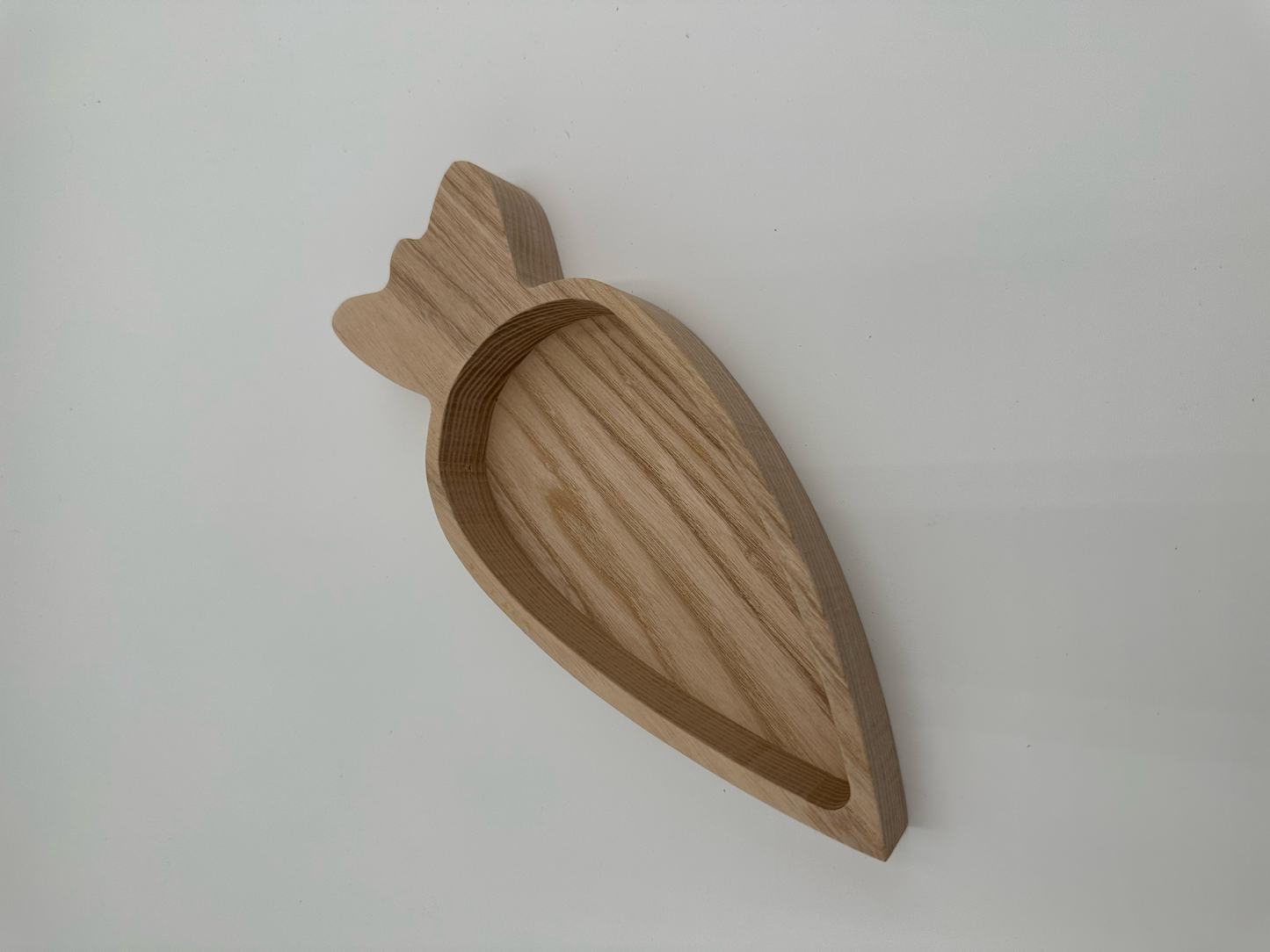Wooden Carrot Plate for Bunnies | Rabbit Bowl | Pet Feeder