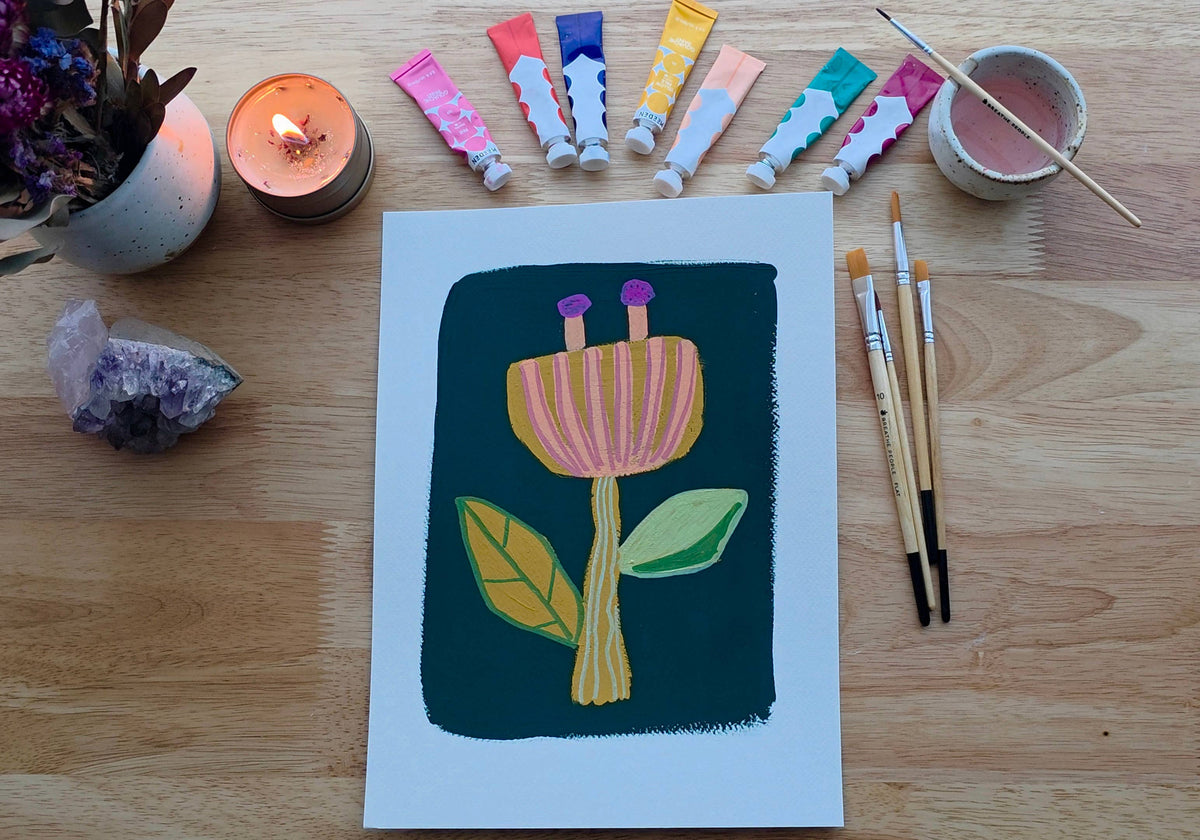 Breathe People Acrylic Paint Set + Brushes