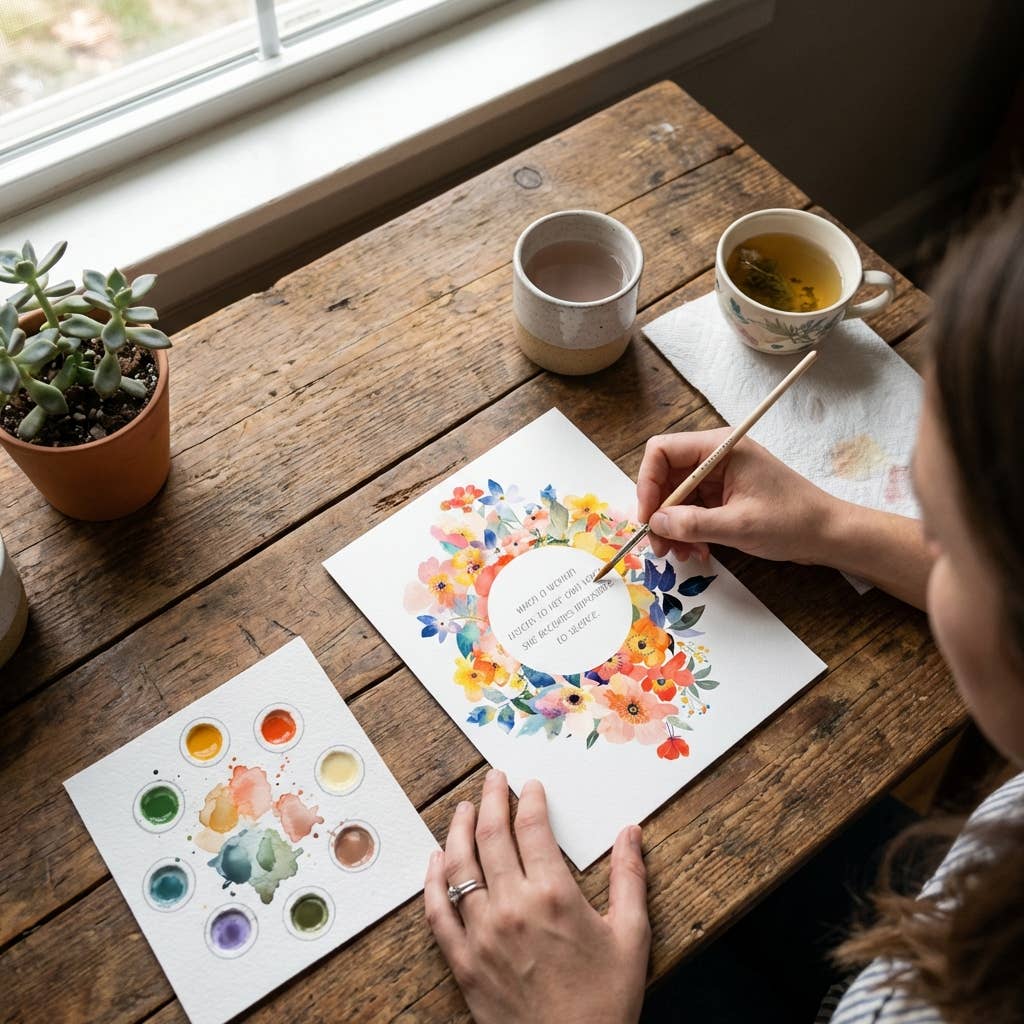 Mothers Day All-in-One Watercolor Paint Set- Her Own Voice