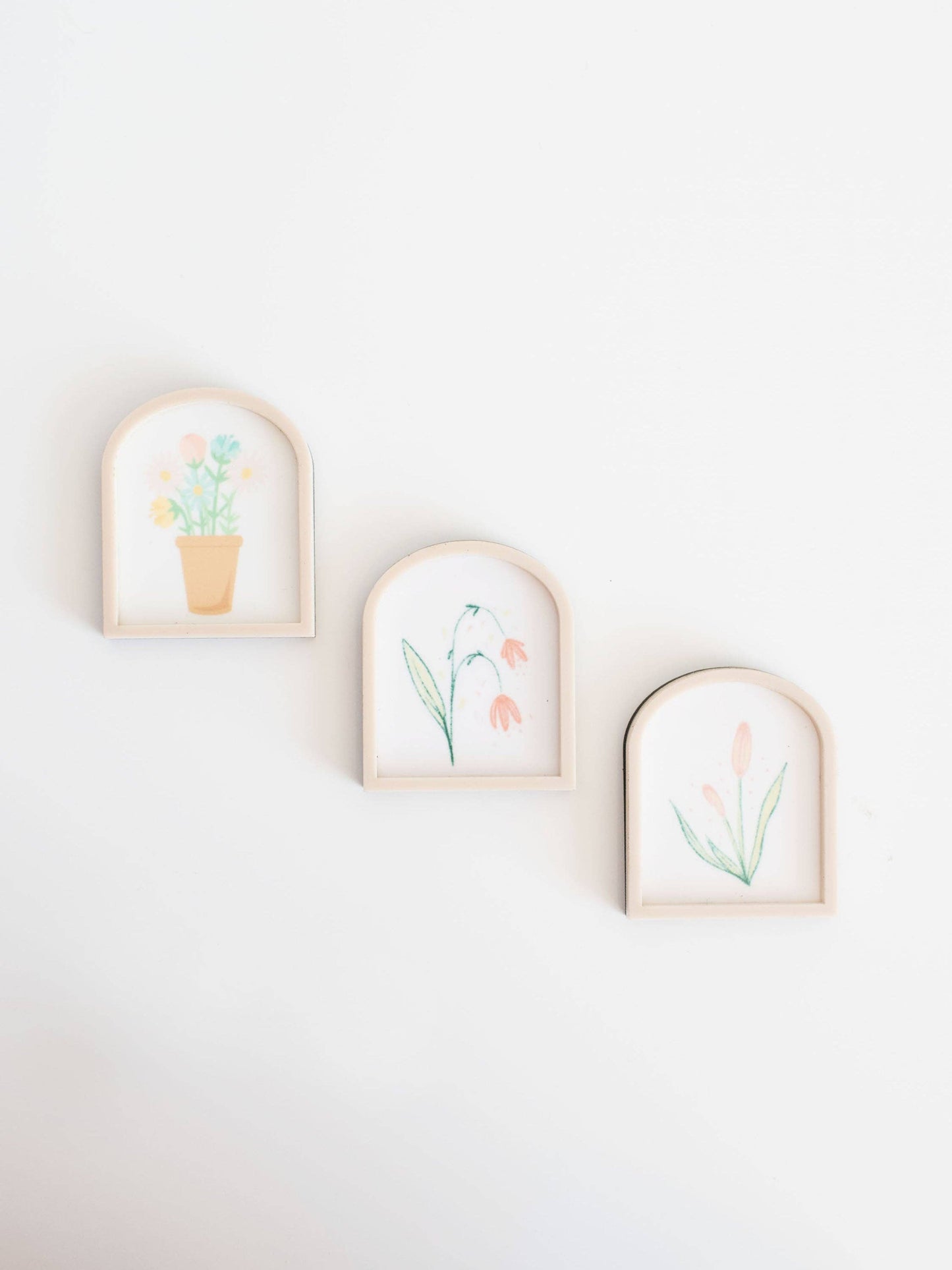 Dollhouse Floral Wall Print | Arch | Flowers Tulip Lilies