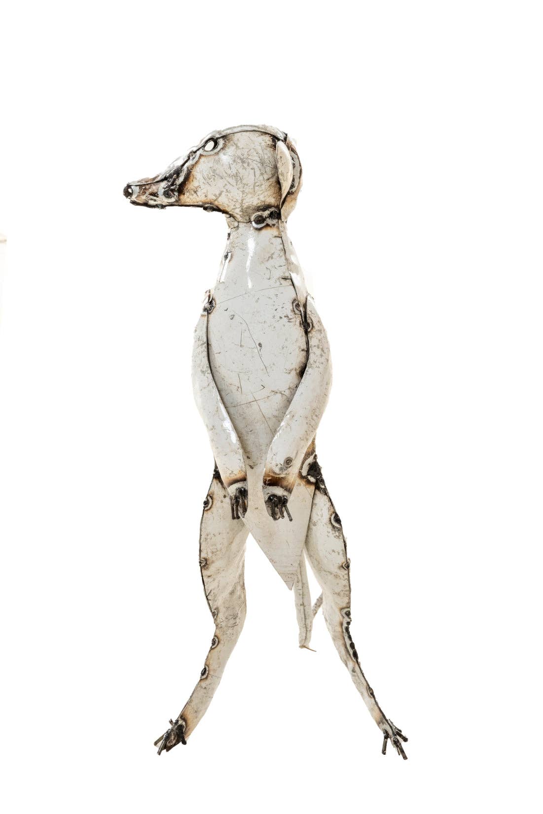 METAL WHITE MEDIUM MEERCATS