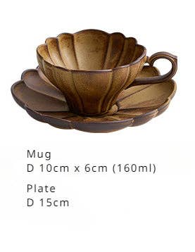 Gohobi Floral Shaped Coffee Mug