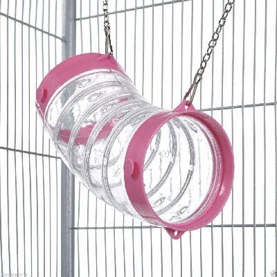 FERRET CLEAR CURVED TUBE - Pink End #014