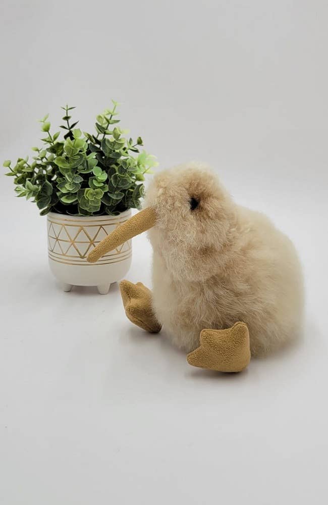 Kiwi 8" | Alpaca Stuffed Animal | Handmade