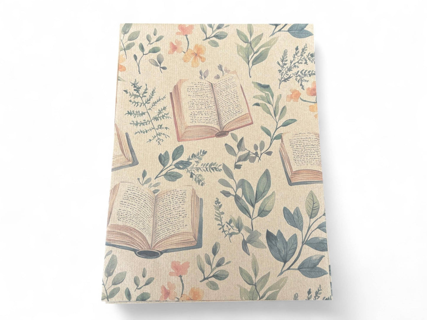 Book Recycled Kraft Wrapping Paper Gift Wrap