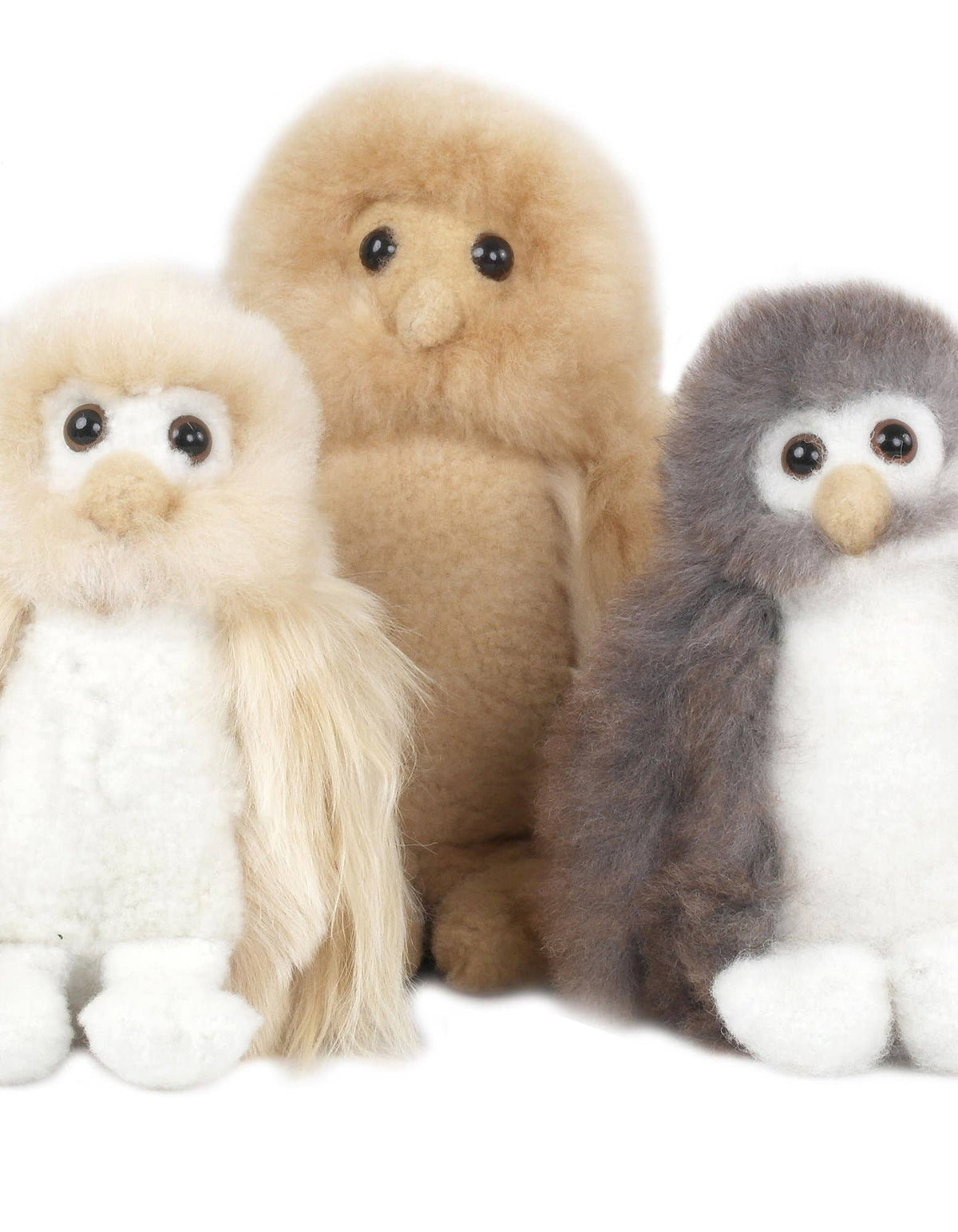 Alpaca Stuffed Animal - Owl Small