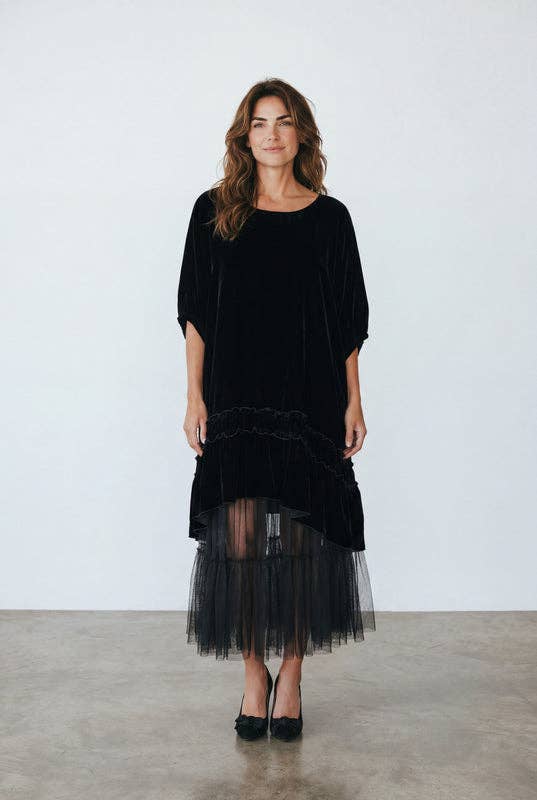 Ariette Tulle Tutu in Midnight Black.