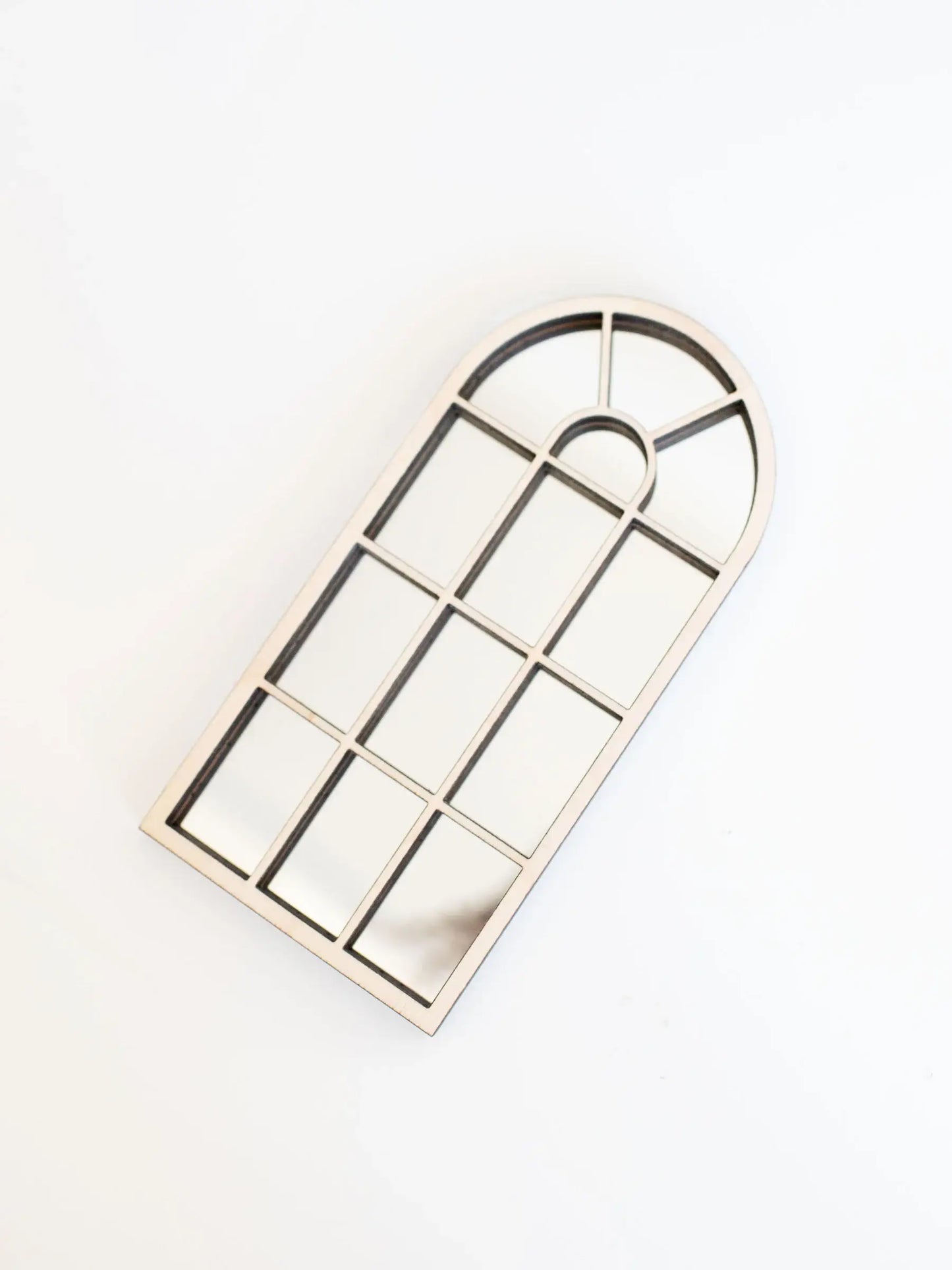 Dollhouse Arched Floor Mirror | White or Black
