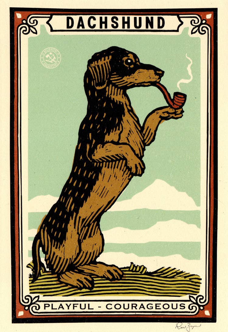Dachshund Print