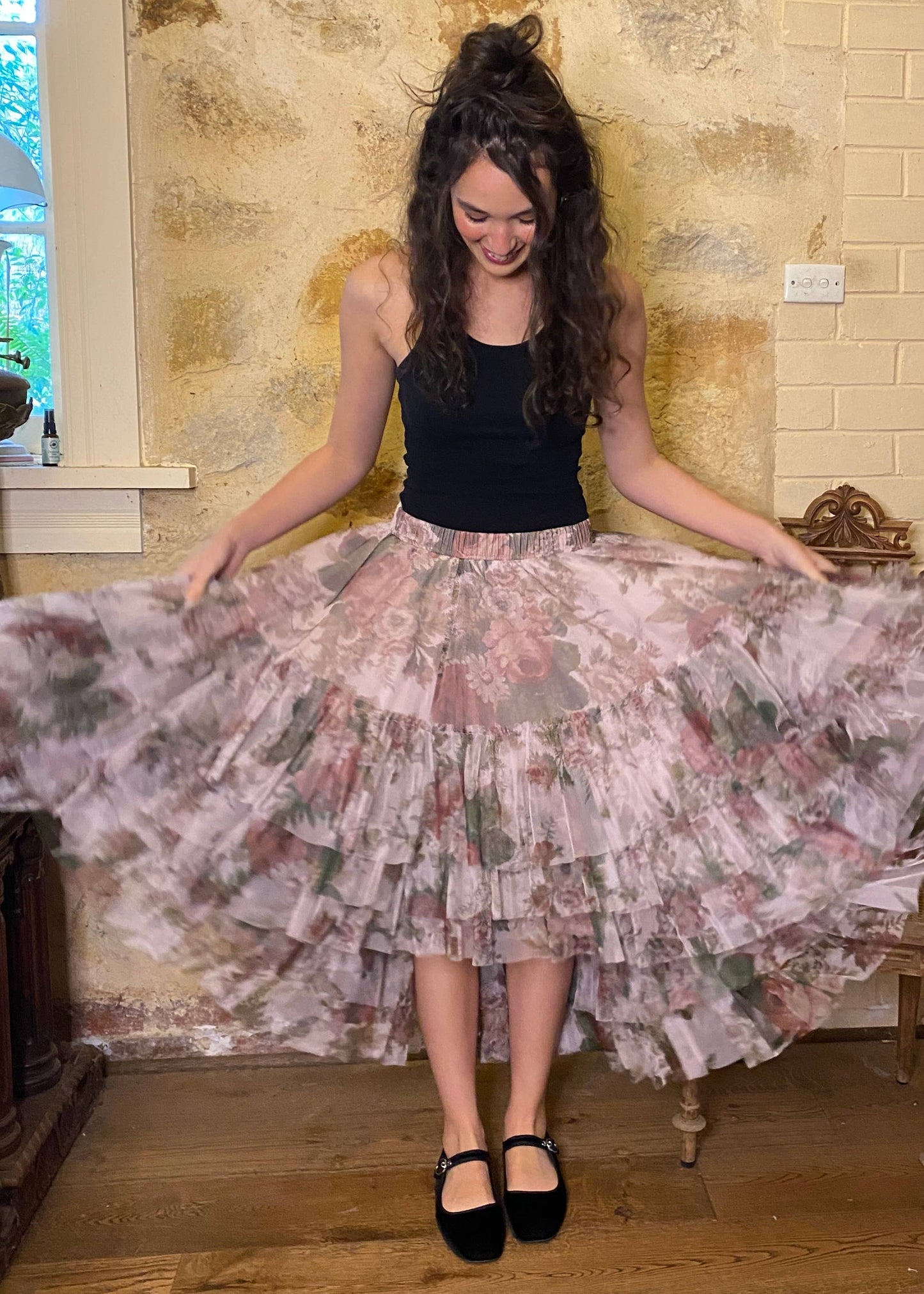 WOMEN'S - Ballerina skirt in Pink Floral