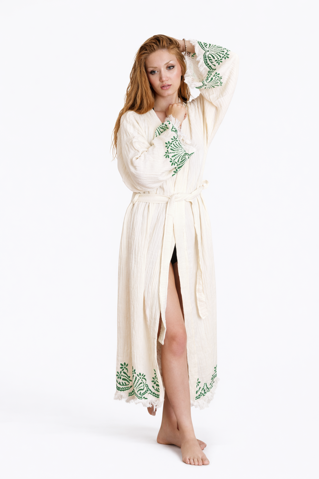 Selene Kimono Robe, Lounge Wear, Beach Wear