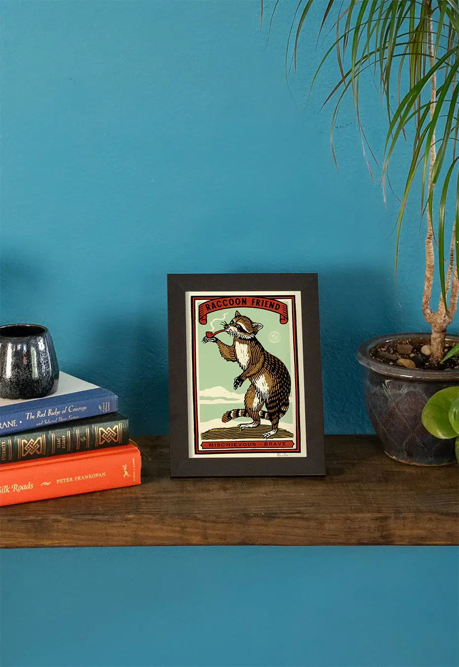Raccoon Friend Print