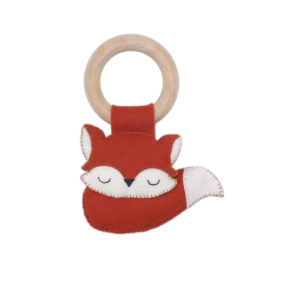 DIY Felt Kit - Woodland Animals Rattle