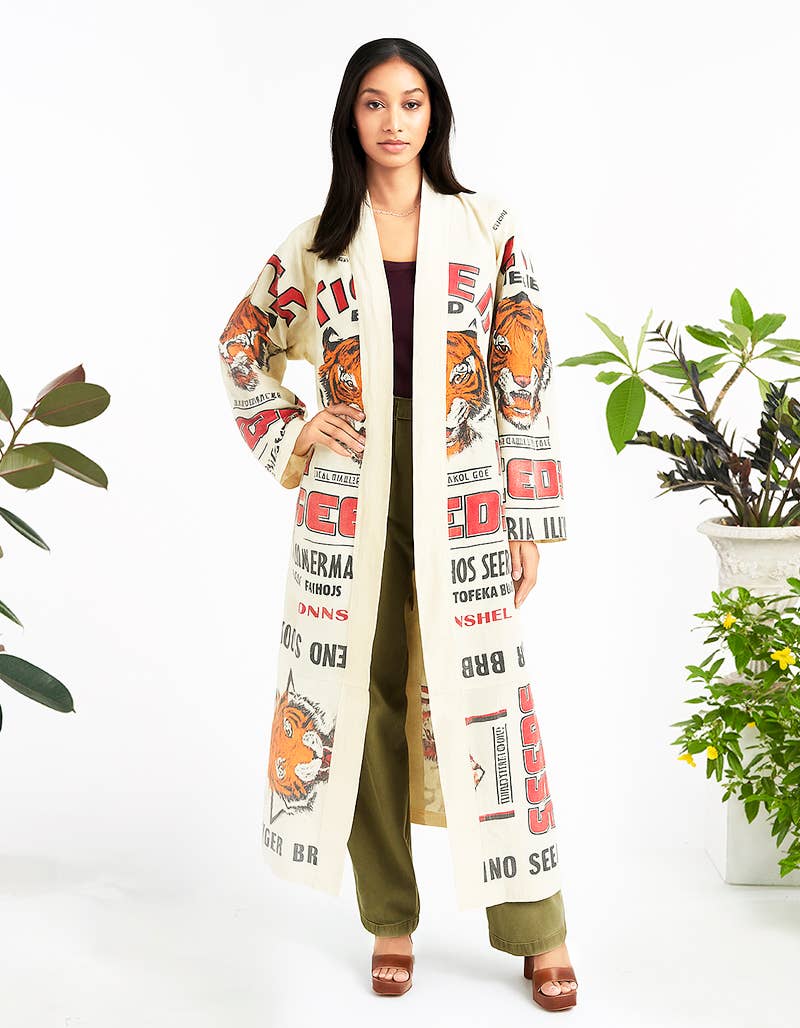 COTTON LONG CARDIGAN (TH-2017)