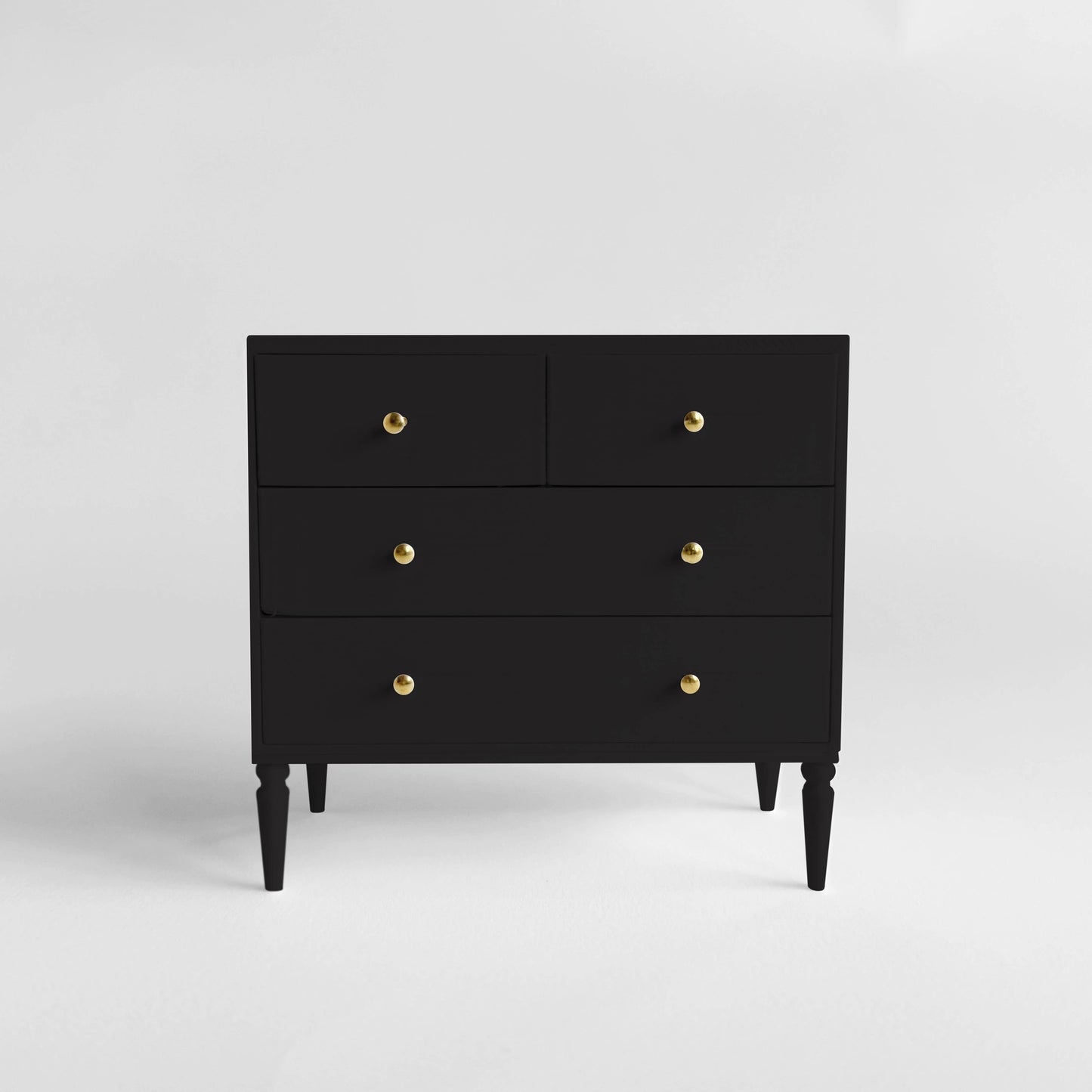 1:12 Scale Dollhouse Dresser, 4-Drawer