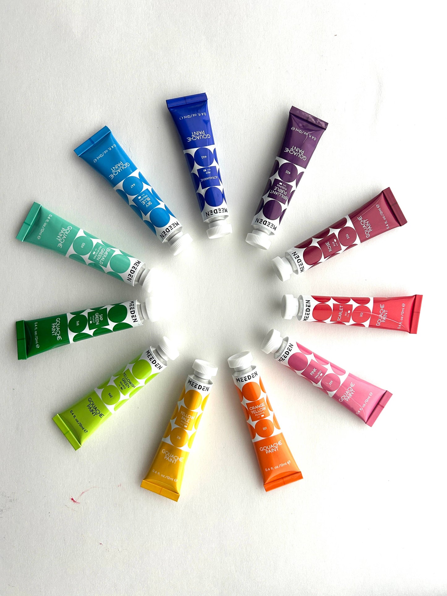 Meeden 48-Color Gouache Paint Set for Creative Beginners