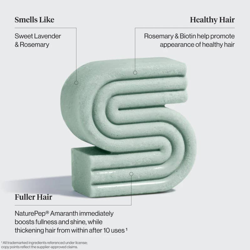 Rosemary & Biotin Volumizing Shampoo Bar
