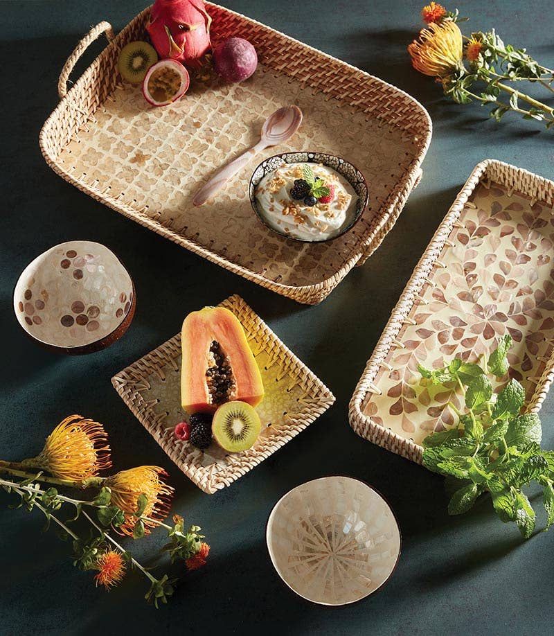 Pattern Inlaid Tray