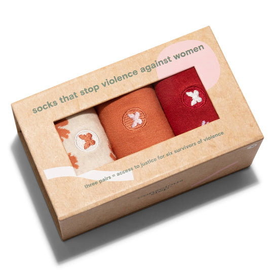 Boxed Set Socks that Stop Violence Against Women