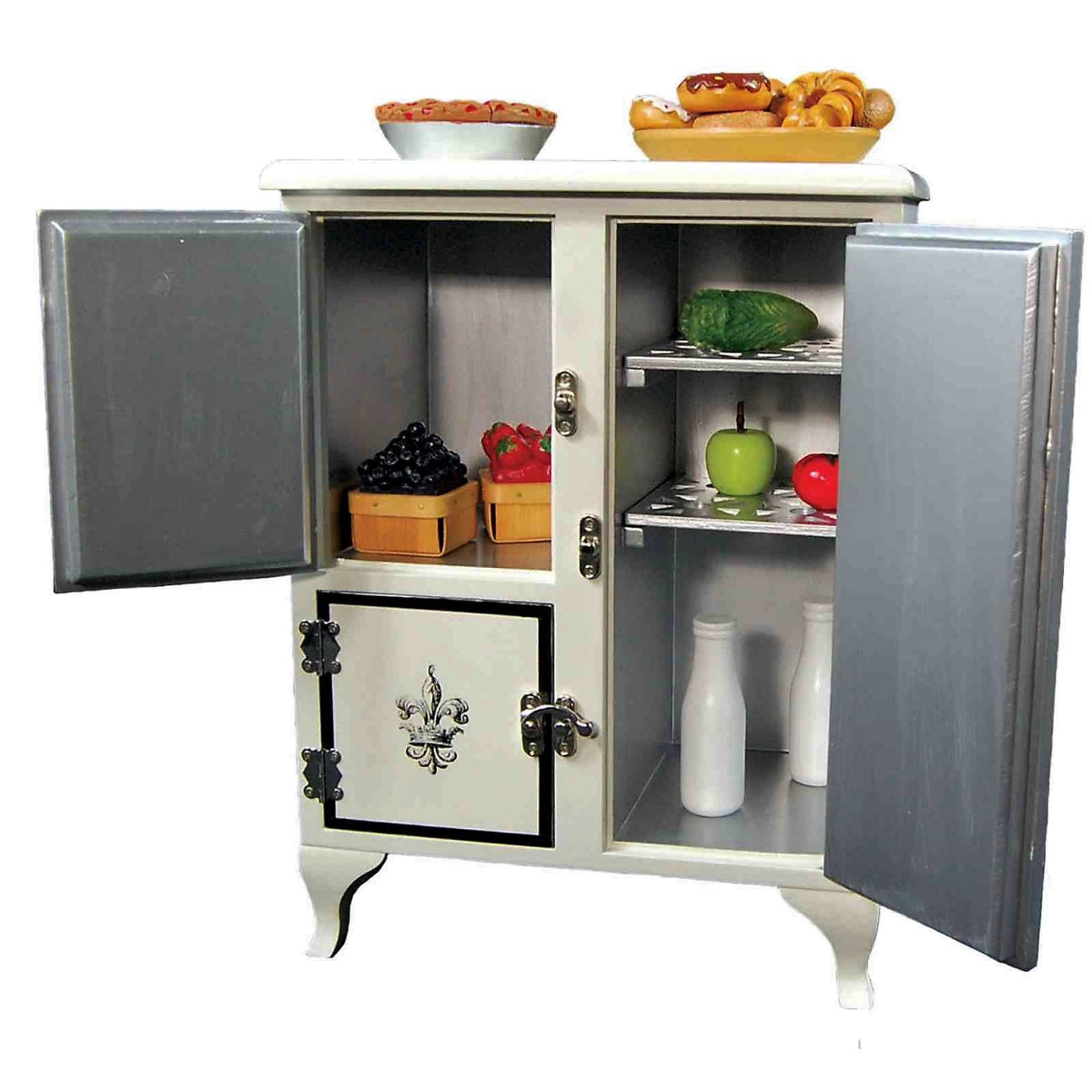 18 In Doll Furniture, Farm Kitchen Icebox Fits American Girl