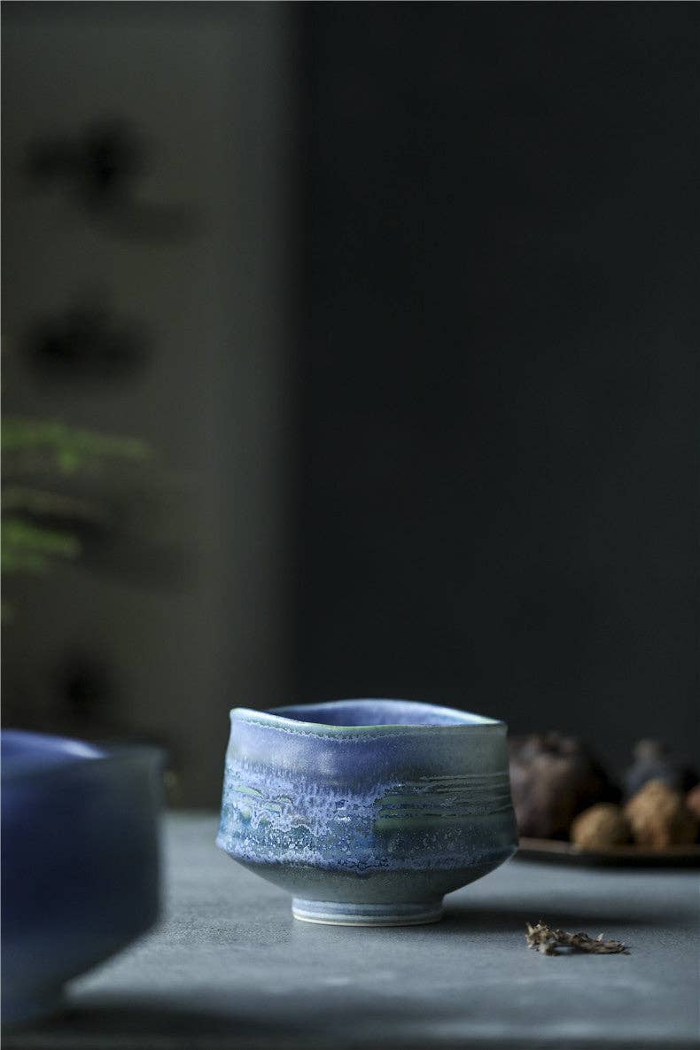 Gohobi  Blue Matcha Bowl