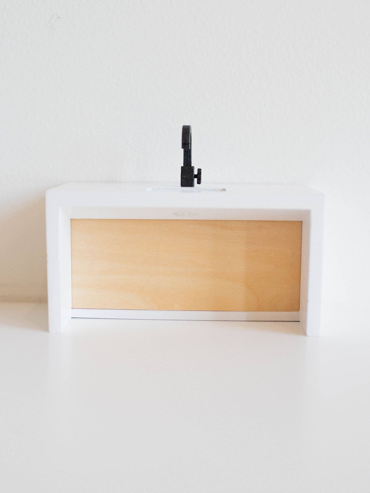 Dollhouse Modern Kitchen Island + Sink | Natural Wood White