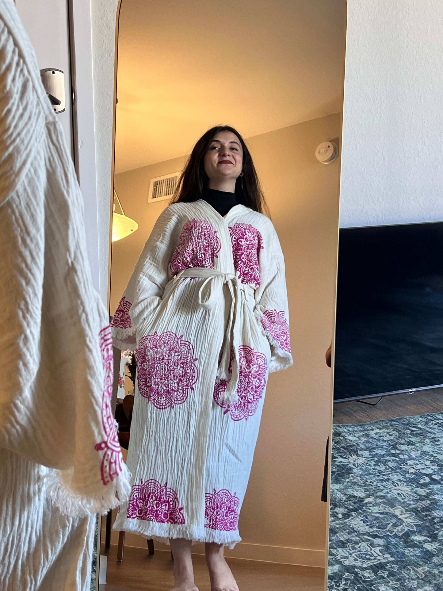 Mandala Kimono Robe