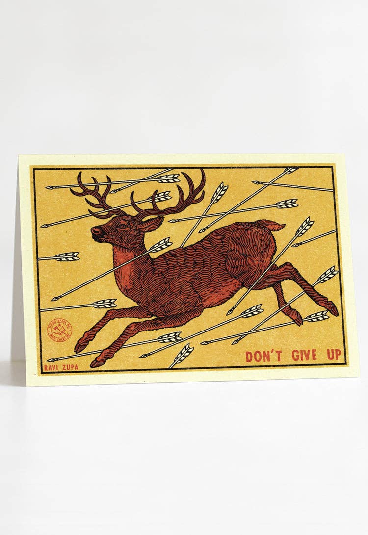 Don't Give Up Greeting Card