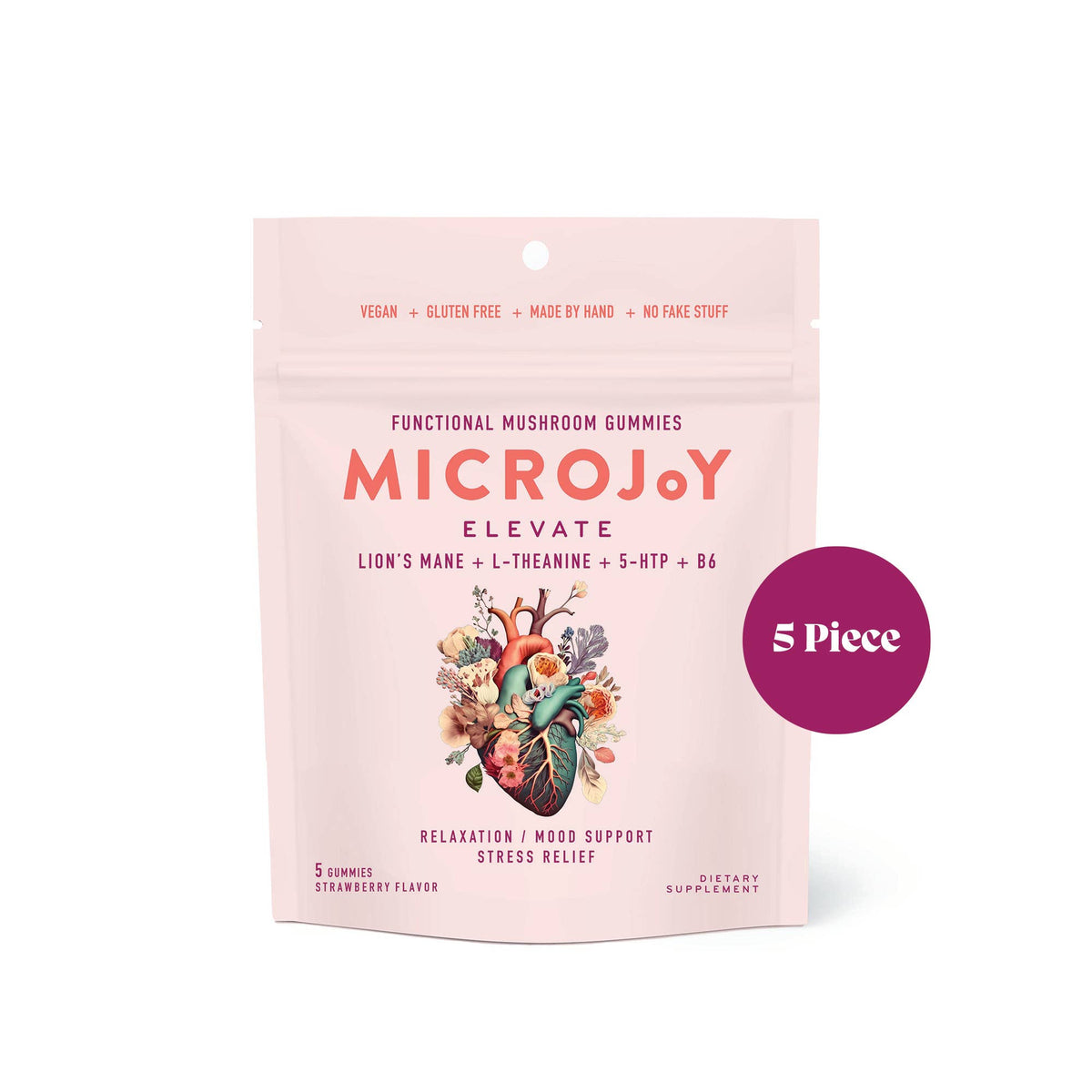 Elevate Mushroom Gummies (5) / Vegan Supplement / Mood