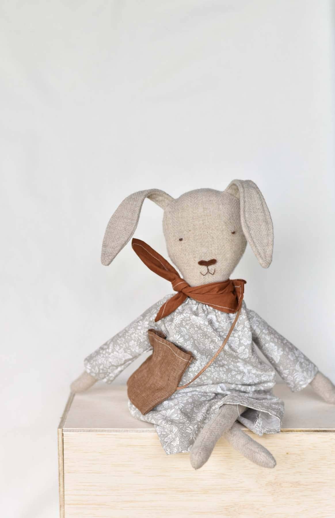 Ruthie the Rabbit doll - Liberty Floral