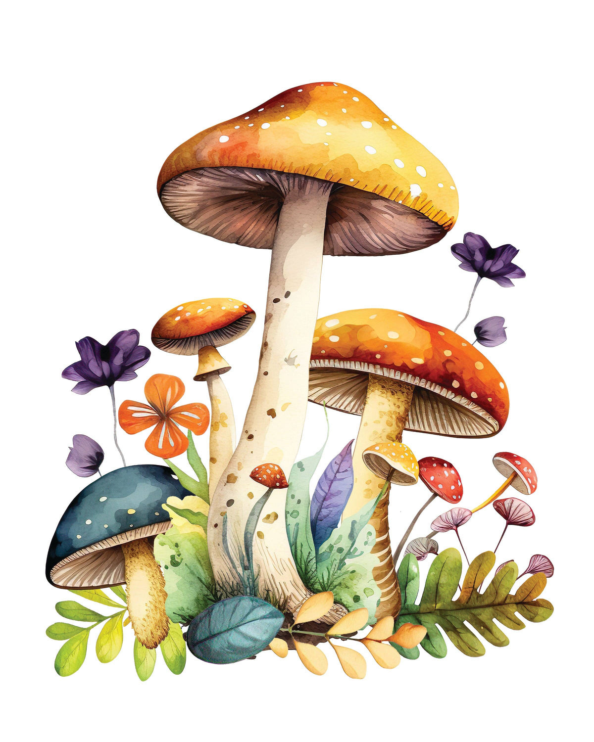 Mushroom All-In-One Watercolor Kit
