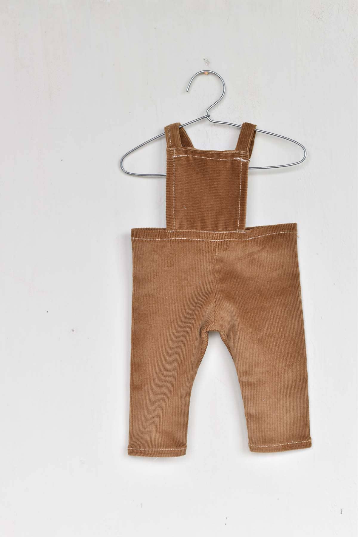 Florette the Fox doll - Corduroy Overalls - Handmade Doll