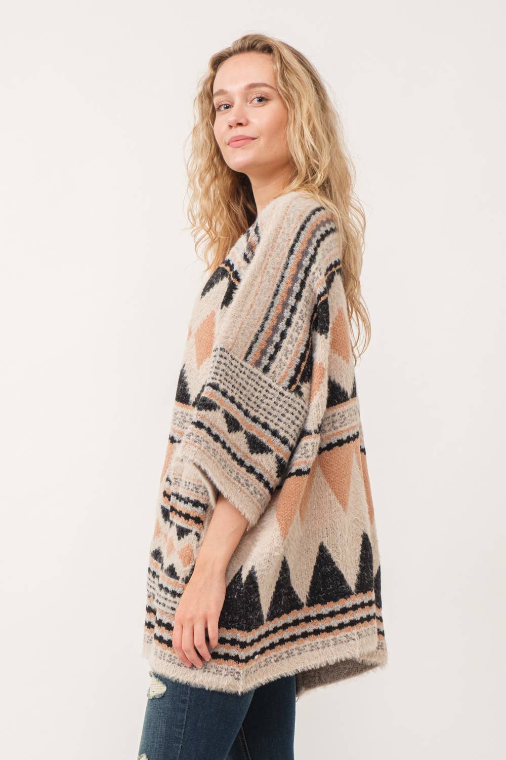 Fuzzy Cardigan