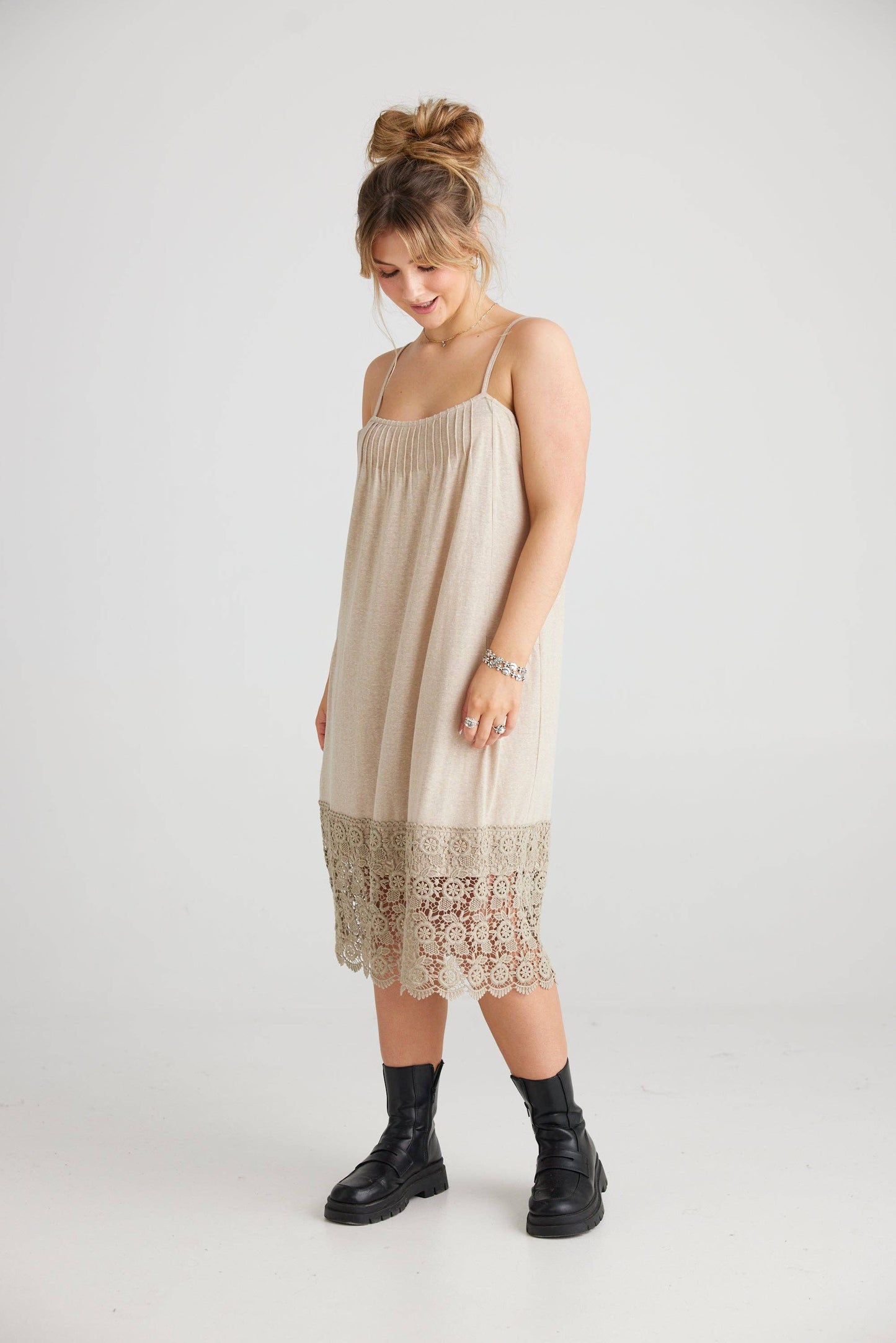 Marisol Lace edged dress.  Sandcastle