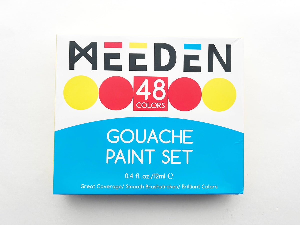 Meeden 48-Color Gouache Paint Set for Creative Beginners