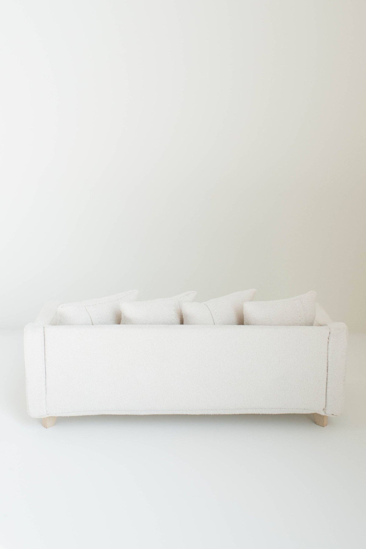 Dollhouse Adelaide Scoop Arm Sofa | Pearl White