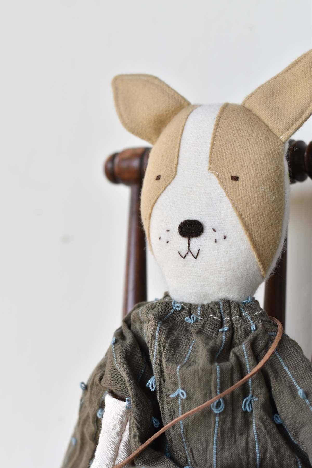 Fig the Frenchie Dog - Mossy Orchard Dress