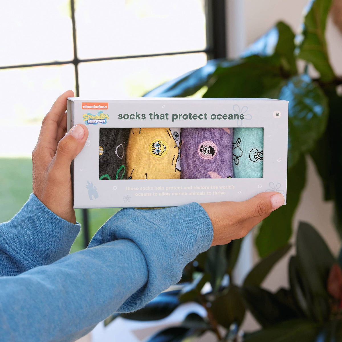 Boxed Set SpongeBob Socks that Protect Oceans