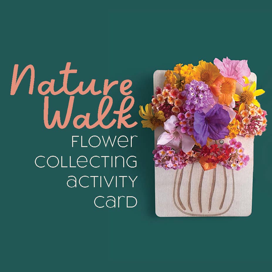 Nature Walk Bouquet- Flower Collecting Gift + Activity Board