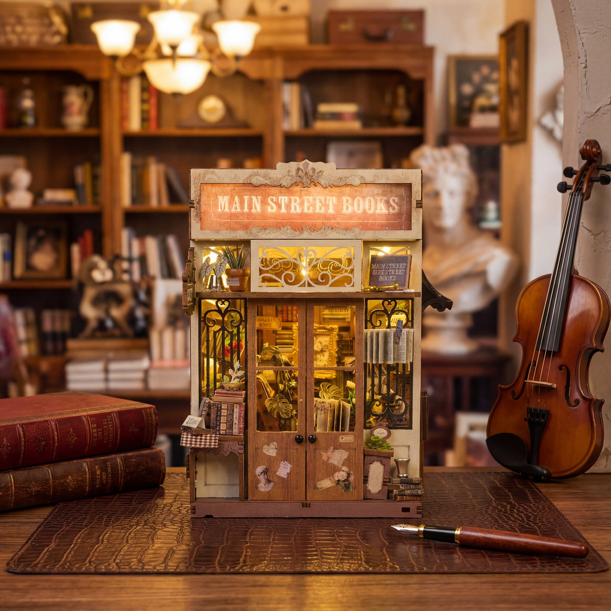 DIY Book Nook Kit: Main Street Books