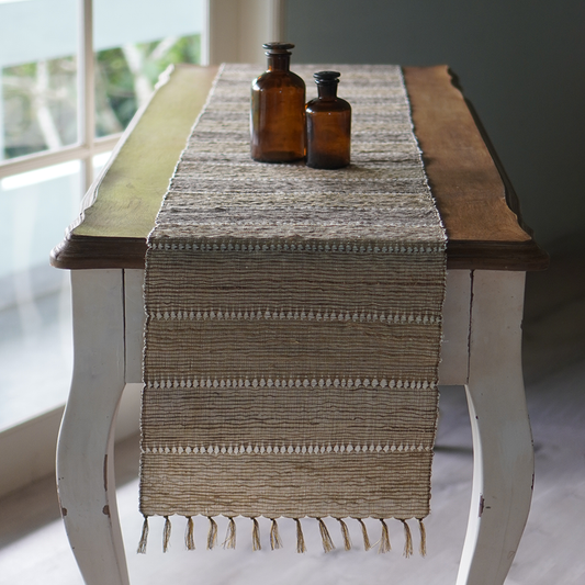 Vetiver Runner | Beige Stripes