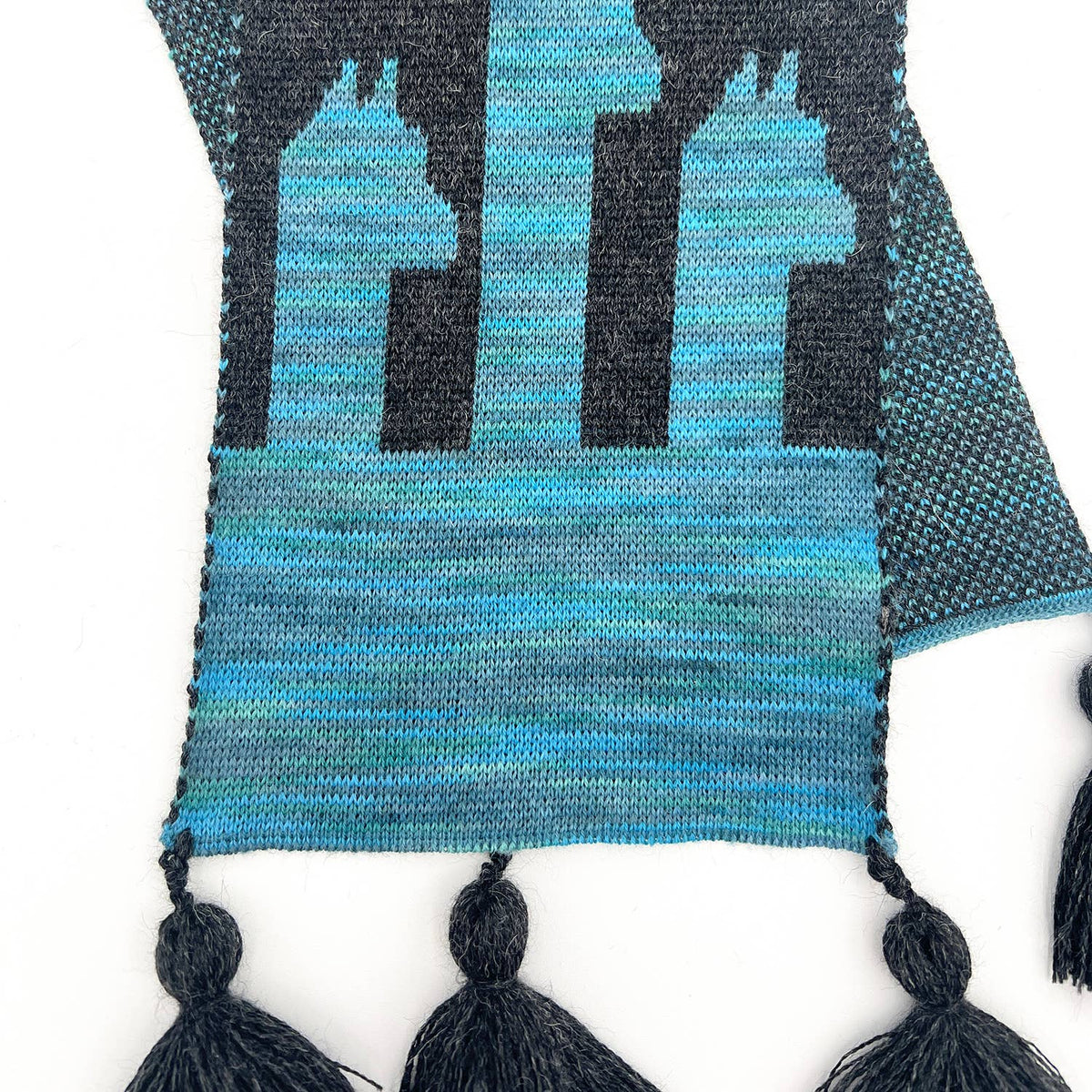 Kid's Alpaca Scarves - Pacas - Aqua Paca