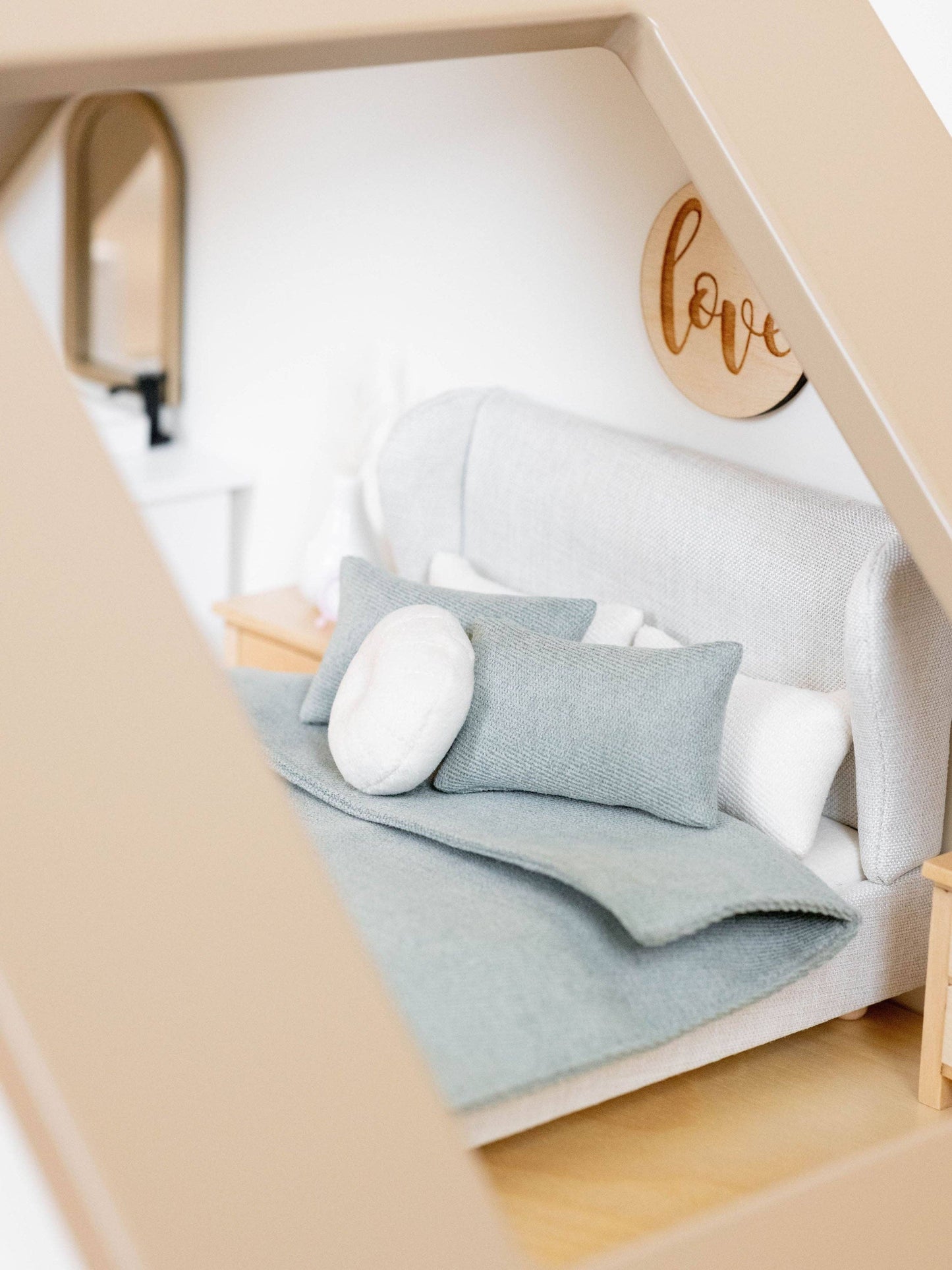 Dollhouse Double Bedding Set | Sage Green