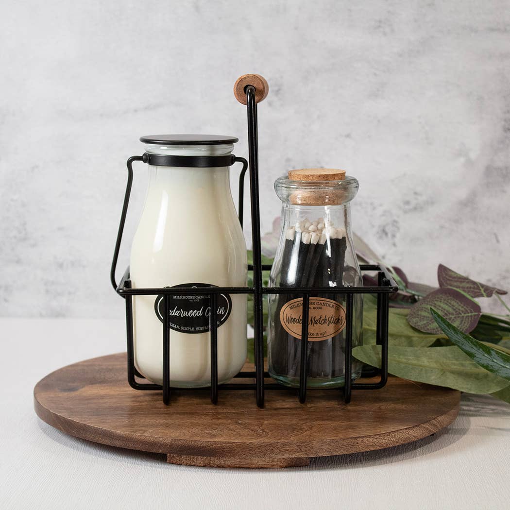 Candle Milk Basket