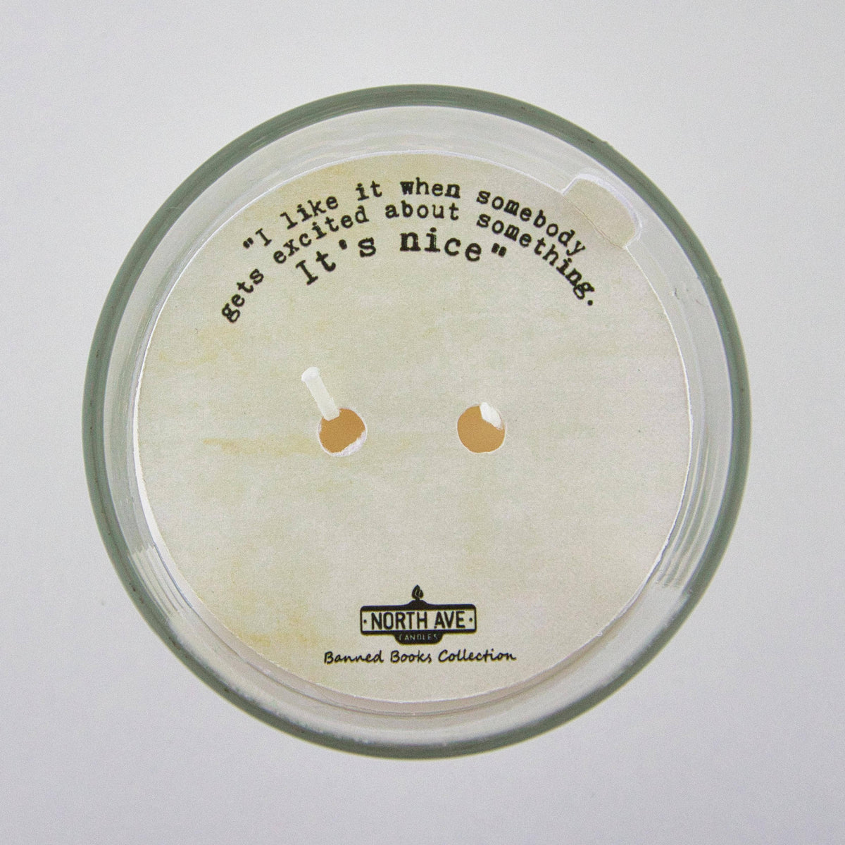 Banned Book Candle / The Catcher in the Rye / Bookish Gift