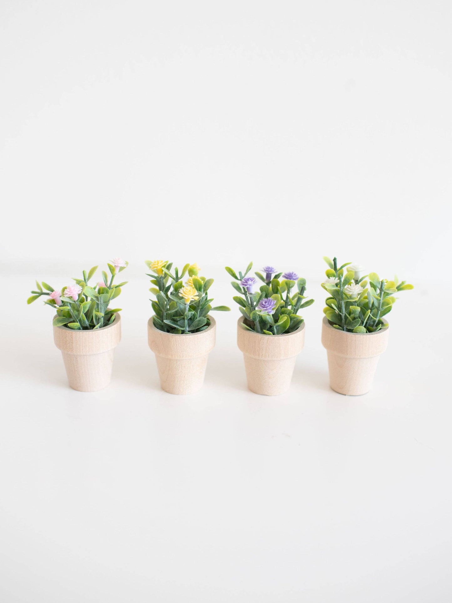 Dollhouse Spring Potted Flower Plant | Various Sizes Colors